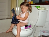 The New Yorker is good potty reading!