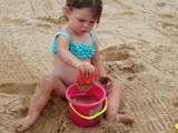 Digging in the sand